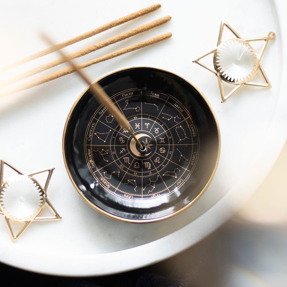 Rökelsehållare Astrologi  – För Rökelsepinnar & Koner