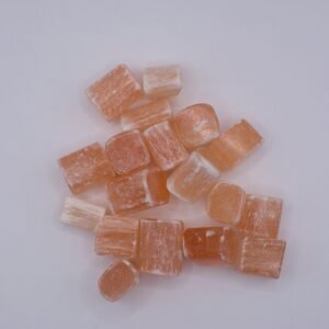 Selenit Satin Spar Orange – orange selenitpinne