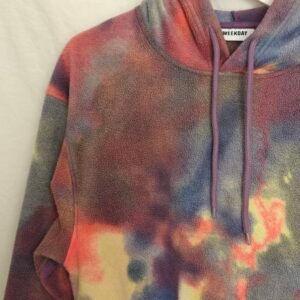 Weekday Fleecetröja / Croptop ~ Flerfärgad ~ Strl XS