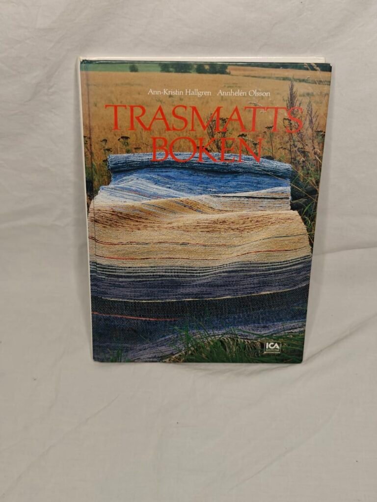 Vintage / Kurerat Trasmatto boken ~ Hantverksbok