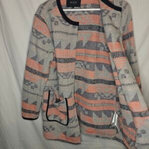 VILA Vikantos Jackkofta ~ Aztec Jacquardmönstrad ~ Strl S