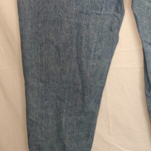 Selected Femme Straight Fit Jeans ~ Blå Knappgylf ~ Strl W29/L30
