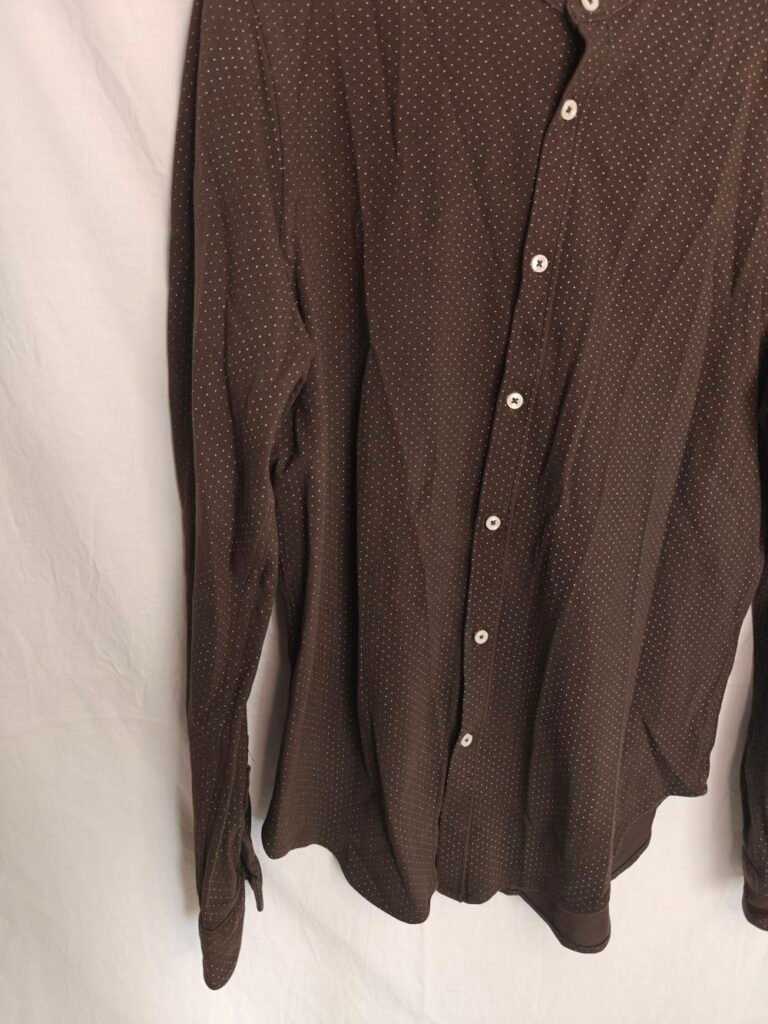 Zara Man Skjortor 2-pack ~ Blå & Grön med vita prickar ~ Strl Okänd