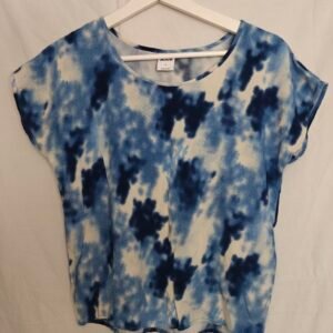 Vero Moda Topp ~ Vit/Blå ~ Strl S