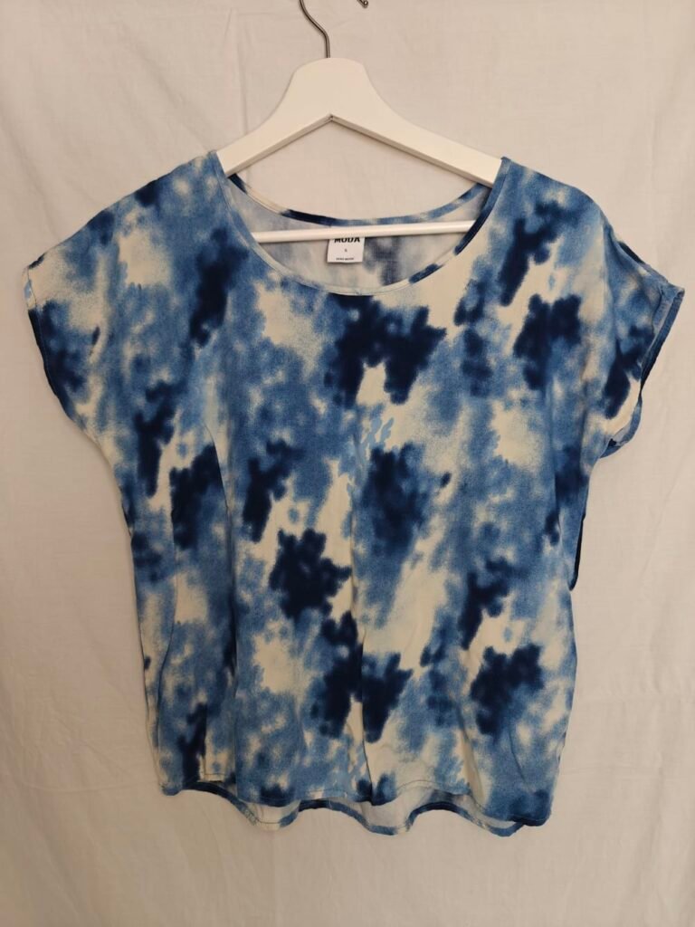 Vero Moda Topp ~ Vit/Blå ~ Strl S