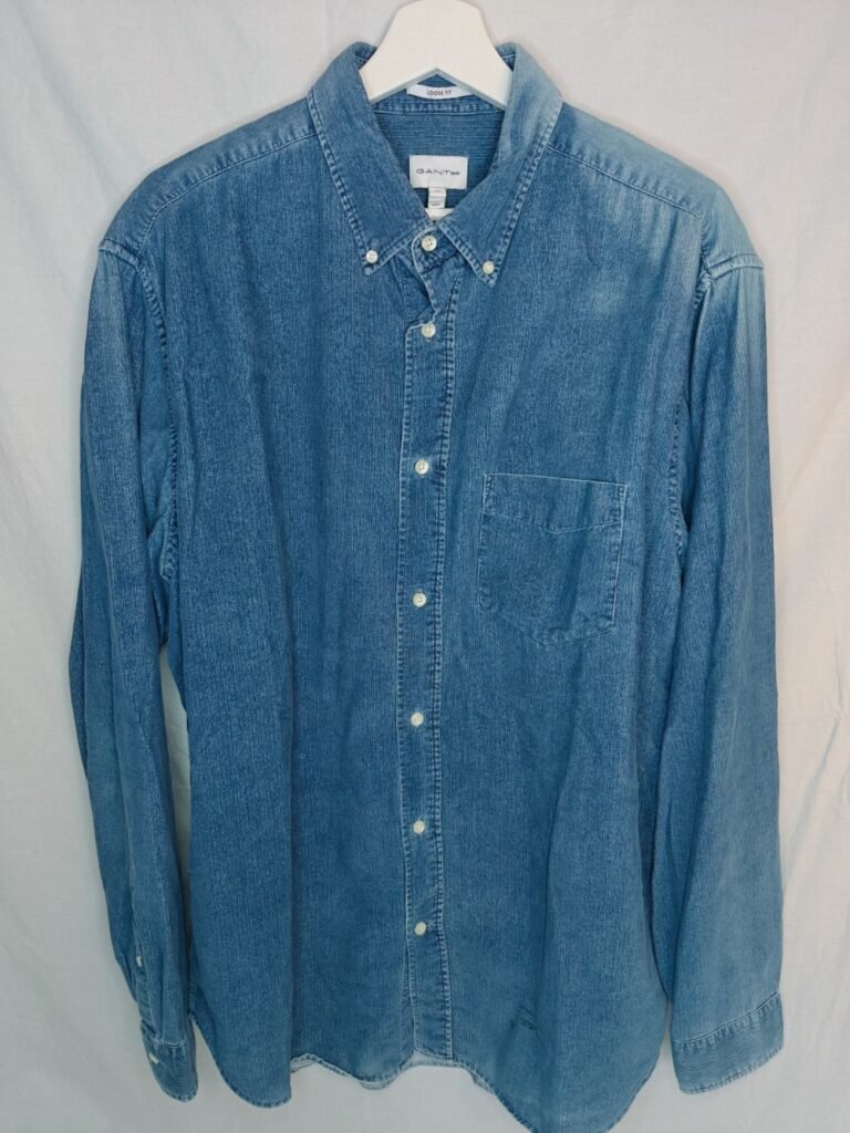 Gant Skjorta ~ Jeansblå Loose Fit ~ Strl Okänd