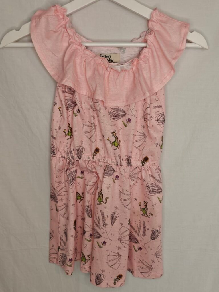 Pettson & Findus Klänning ~ Rosa ~ Strl 110/116